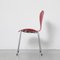 Roter Butterfly Chair von Arne Jacobsen für Fritz Hansen 4