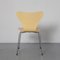 Chaise Butterfly Jaune Clair par Arne Jacobsen pour Fritz Hansen 5