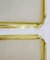 Gold Isocèle Nesting Tables by Max Sauze for Atrow, 1970s, Set of 3 9