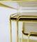 Gold Isocèle Nesting Tables by Max Sauze for Atrow, 1970s, Set of 3 6