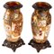 Meiji Period Vases of Satsuma, Set of 2 1