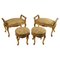 Antique Louis XV Style Seating Set, Set of 4, Image 1