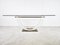 Vintage Dining Table in Acrylic Glass and Brass, 1970s, Image 3