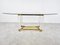 Vintage Dining Table in Acrylic Glass and Brass, 1970s 8