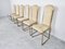 Vintage Dining Chairs in Brass from Belgochrom, 1970s 3