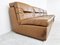 Vintage Modular Sofa in Brown Leather, 1970s, Set of 5, Image 9