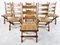 Vintage Brutalist Chairs in Oak and Wicker, 1960s, Set of 4 6