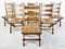 Vintage Brutalist Chairs in Oak and Wicker, 1960s, Set of 4, Image 6