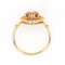 Granat Ring aus 18 Karat Gelbgold, 1900er 8