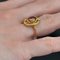 Granat Ring aus 18 Karat Gelbgold, 1900er 9