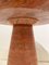 Contemporary Italian Side Tables in Red Travertine, Set of 2 7