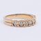 Vintage 14K Gelbgold Ring mit Diamanten im Brillantschliff, 1970er 3