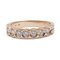 Vintage 14K Yellow Gold Ring with Brilliant Cut Diamonds, 1970s, Image 1