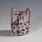 Vase Millefiori Murrine Rouge et Blanc de Fratelli Toso, 1920s 2