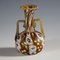 Millefiori Vase Brown and White in Murano and Murrine from Fratelli Toso 4