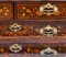 Antique 18th Century Dutch Marquetry Inlaid Walnut Display Cabinet or Vitrine 10