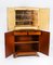 Antiker Art Deco Barschrank oder Barschrank aus Nusswurzelholz, 1920er 10