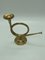 Vintage Brass Horn Candleholder 5