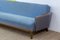 Blaues Vintage Skandinavisches Sofa 2