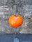 Lampada da terra Lucerne Mid-Century arancione di Luigi Massoni per Guzzini, Italia, anni '70, Immagine 5