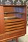 Credenza alta in teak con mobile bar, Danimarca, Immagine 5