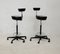 Leather and Steel Swivel Stool by George Nelson for Vitra, 2001, Set of 2, Image 8