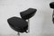 Leather and Steel Swivel Stool by George Nelson for Vitra, 2001, Set of 2 3