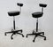 Leather and Steel Swivel Stool by George Nelson for Vitra, 2001, Set of 2 11