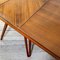 Large Dining Table with Wooden Frame and Glass Top by Osvaldo Borsani, 1950s 3