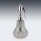 Antique Victorian Scent Bottle Atomiser in Solid Silver and Cut Glass, 1886, Image 4