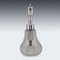 Antique Victorian Scent Bottle Atomiser in Solid Silver and Cut Glass, 1886, Image 3