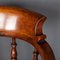 Antique Victorian Captains Chairs in Elm, 1870, Set of 5 14