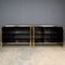 Vintage Mirrored Sideboard in Brass by Michel Pigneres, 1970 5