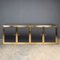 Vintage Mirrored Sideboard in Brass by Michel Pigneres, 1970 2