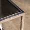 Vintage Italian Coffee Table in Chrome and Smoked Glass, 1970, Image 6