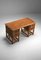 French Riviera Style Decorative Desk in Bamboo, 1970s, Image 4