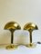 Italian Sputnik Pils Table Lamps in Brass, 1980s, Set of 2 9