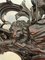 Consola victoriana antigua grande de caoba tallada con espejo, Imagen 7