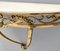 Wall-Mounted Brass Demilune Console Table with Portuguese Pink Marble Top, Italy, Image 11