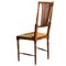 Chiavarine Chairs in Walnut with Straw Seat by Gaetano Descalzi, 1960s, Set of 6 4