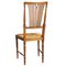Chiavarine Chairs in Walnut with Straw Seat by Gaetano Descalzi, 1960s, Set of 6 5