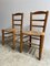 Mountain Chalet Chairs in Straw, France, 1960s, Set of 2, Image 1