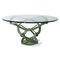 Italian Green Dining Table by Maurice Barilone, 1980s 1