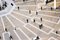 Alexander Spatari, High Angle View of Pedestrians at Paternoster Square, London, Uk, Photograph 1