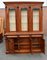 Large Three Door Bookcase in Mahogany with Glazed Top, 1960s 3