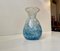 Bohemian Art Deco Blue Spatter Glass Vase Ffom Antonin Rükl & Sons, 1930s 2