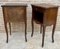 French Walnut Nightstands with One Drawer, 1940s, Set of 2, Image 10