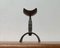 Mid-Century Brutalist Candleholder in Wrought Iron, 1960s 30