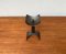 Mid-Century Brutalist Candleholder in Wrought Iron, 1960s 4