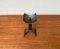 Mid-Century Brutalist Candleholder in Wrought Iron, 1960s, Image 4